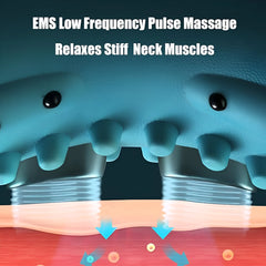 Electric Neck Massager with Heat & EMS Therapy