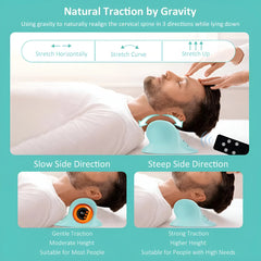 Electric Neck Massager with Heat & EMS Therapy