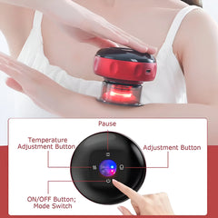 Smart Cupping Massager with Heat & Red Light Therapy