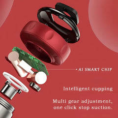 Smart Cupping Massager with Heat & Red Light Therapy